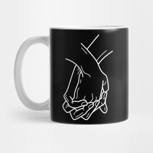 Hands Togetherness - inseparable friendship Mug